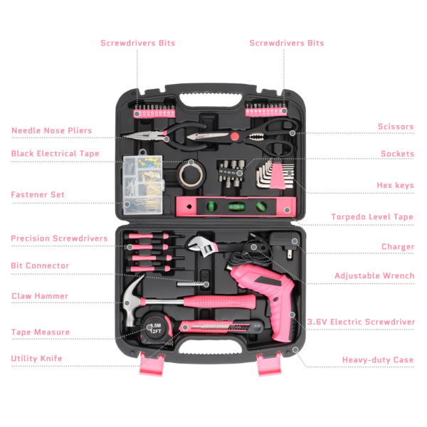 UBesGoo 149 Piece Household Tool Set - Image 3