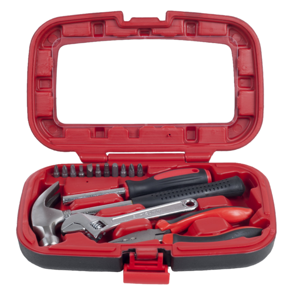 Stalwart Home Improvement Tool Kit – 15-Piece Tool Set